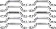 Boat Top Pad Eye Deck Loop, Loops Tie Down Eyelet Anchor Point Footman Loop Straps Hardware Bungee Heavy Duty Cleat for Bimini Kayak Canoe Rigging Fishing 5mm 10Pcs