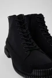 Pix TENCEL® Black Textile Ankle Boots for Women