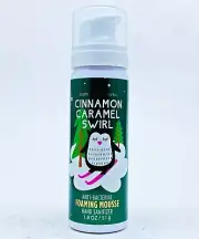 1 Bath Body Works CINNAMON CARAMEL SWIRL Antibac Foaming Mousse Hand Sanitizer