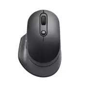 onn. Wireless Ergonomic Mouse Wireless Bluetooth USB A Receiver 5 Buttons Black