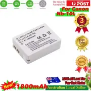 1800mAh Power Battery for Canon NB-10L and Canon PowerShot G1 X, G3 X, G15, G16