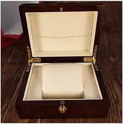 [CFZSALK] Watch Box Watch Holder Wooden Red Watch Box, One Watch Storage Box, Jewelry Box Retro Storage Box Watch Case KeYJ