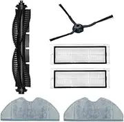 Main Brush Roll Brush Side Brush HEPA Filter Mop Cloth Rag Compatible with Lenovo X1 Robotic Vacuum Cleaner Spare Parts Accessories (Color : As Shown)
