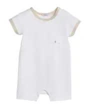 Bernie romper set 6M White