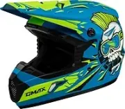 GMAX MX-46Y Unstable Helmet Sm Matte Blue/Green D3465180