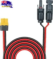 Solar to XT60 Cable 12AWG Solar Connector Adapter for Solar Panel Lifepo4