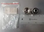 Alphacool G1/4 Adapter Chrome Pair 17600 4250197176002
