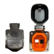 SmartPlug Data Port Case/Inlet Only - 316 SS Cover w/One Blank Plug & One Op