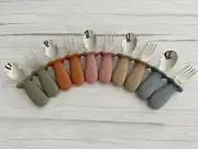 Silicone and Stainless Steel Cutlery Set - Toddler | Feeding essentials