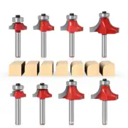 1/4 Shank Round over and Beading Router Bit Set Edge Forming Profile