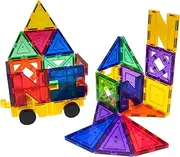 PicassoTiles 26 Piece Building Blocks 26pcs Inspirational Kit 3D Building Construction Toys Clear Magnetic Stacking Set STEM Playboards Magnet Felt Tiles Novelty Games, Creativity Beyond Imagination