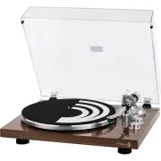⭐Dayton Belt Drive Turntable USB Bluetooth Audio-Technica ATVM95E CartridgeWood⭐