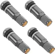 4pcs Tire Valve Stem Caps Metal Decorative Aluminum Alloy Essential Auto Accessories Tubeless Design