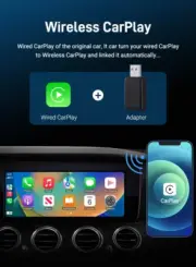 Wireless CarPlay & Android Auto Adapter for iPhone & Android