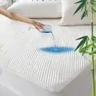 Rayon Bamboo Waterproof Mattress Protector Cal King Size - 3D Air Fiber Cooli...
