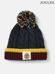 Joules Kids' Everest Navy Bobble Hat (498499) | $34