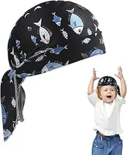 [Nuyhgtr] Head Wrap Scarf,Hair Scarf Cycling Sun Hat | Breathable Headwear Fashion Accessories, Fish Print Hair Wrap for Hiking Cycling