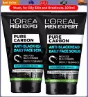 2x NEW Stock L'Oreal ParisMen Expert PureCharcoal Anti-Blackhead Facial Scrub100