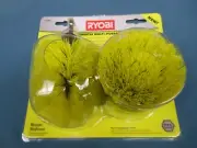 Ryobi Medium Bristle Brush Multi-Purpose Cleaning Accessory Kit, 2-Piece, A95MP1