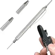 Shoyisenka Windshield Sprayer Nozzle Needle, 2-in-1 Windscreen Washer Wiper Nozzle Adjustment Tool, Automotive Replacement Windshield Wiper Nozzles for Blockage Removal