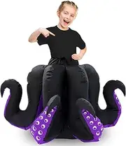 Inflatable Octopus Costume for Costume Women Octopus Halloween Blow Up Costumes Cartoon Cosplay Party