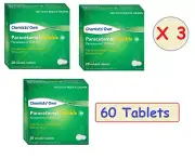 Paracetamol Soluble 500mg same as Panadol Soluble Generic 60 tablets