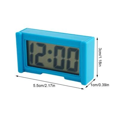 Digital LCD-Electronic Clock Date Time Calendar Table-Car Clock Dashboard E0S8