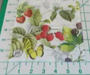 Two Decorative Luncheon Napkins for Decoupage "Berry Patch"