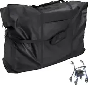 Rollator Travel Bag - Waterproof Wheelchair Bag for Folding Walker Compact Wheel