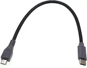 USB Type-C to Micro USB Adapter Cable USB-C Data Transfer Sync Charger Power Supply Cord 1M 25CM (25CM)