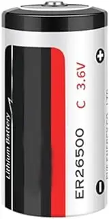 YICUAA (1-Pack) ER26500 3.6V 8500mAh C Size Non-Rechargeable Lithium Battery