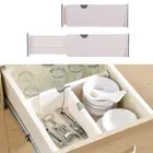 White Drawer Partition Adjustable Home Organization Dividers Partition Holder