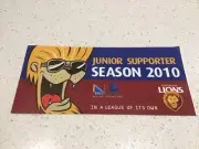 BRISBANE LIONS AFL FOOTBALL TEAM STICKER,PREMIERS, DEMONS, CATS, DOGS DOCKERS