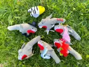 7pcs Baby Shark Finger Puppets Nursery Rhyme Baby Mummy Daddy Do-Do children