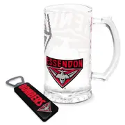 Essendons Bombers AFL Stein and Magnetic Opener Gift Set