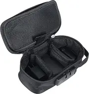 UKQRRTC Smell Proof Case, Fresh Keeping Smell Proof Bag, Safe Odor Proof Case Containers, Sturdy Smell Proof Bag with Lock, Portable Odor Proof Storage Bag (Black)
