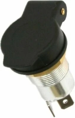 12 Volt DC European Merit Car Accessories Panel Mount Power Socket 16A