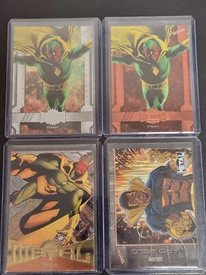 2024 Skybox Marvel Metal Universe Avengers #R-2 Vision Retro Lot