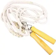 GANAZONO Durable Wooden Handle Jump Rope for Exercise Lightweight Design for for School Use Ergonomic Grip for Comfort