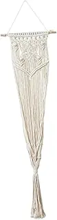 VERDANVERSE 1Pc Cat Swing Hanging Nest Rope Stylish Home Ornament for Cats Rustic Beige Design for Resting Relaxation Indoor Decor