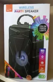 New Unopened Box iLive Bluetooth Wireless Speaker with Microphone Black