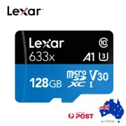 Lexar U3 Class10 Micro TF SD Memory Card 128GB 633X SDXC/SDHC tarjeta