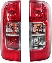 Car Rear Tail Lights for N&issan for Navara NP300 D23 2015-2019 Car Tail Light Red Color Left Right Rear Tail Lamp Assembly NO Bulbs and Wire (Color : A Pair)