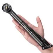 Bike Pump Portable- Mini Bicycle Pump with Pressure Gauge Fits Presta and Sch...