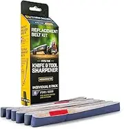 Work Sharp WSSA0002705 Fine 6000 Replacement Belt Kit (WSKTS & WSKTS-KT Only,1 Pack of 6