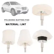 4X Car Polishing Wheel Buffing Pads Mop Drill Kit for Car Polisher Aluminum▽