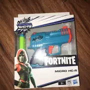 Nerf Fortnite Micro HC-R Micro shots Blaster -Toy Dart Blaster Green Summer rare