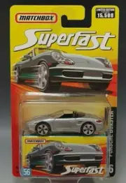 2006 MATCHBOX CAR #56 PORSCHE BOXSTER SILVER SUPERFAST L.E. NIB CONDITION