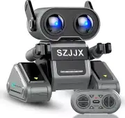 Robot Toys For Kids 3-5 5-7,Rechargeable Remote Control Robot Toy,Interactive 3