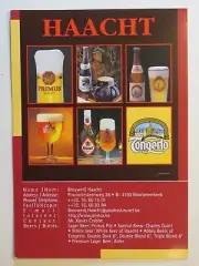 Beer Note ~ Tear Sheet Ad ~ Brouwerij HAACHT Primus Pils, Charles Quint,Tongerlo
